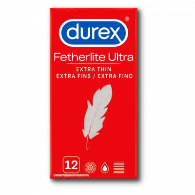 DUREX FETHERLITE ULTRA EXTRA THIN 12 CONDOMS PACK